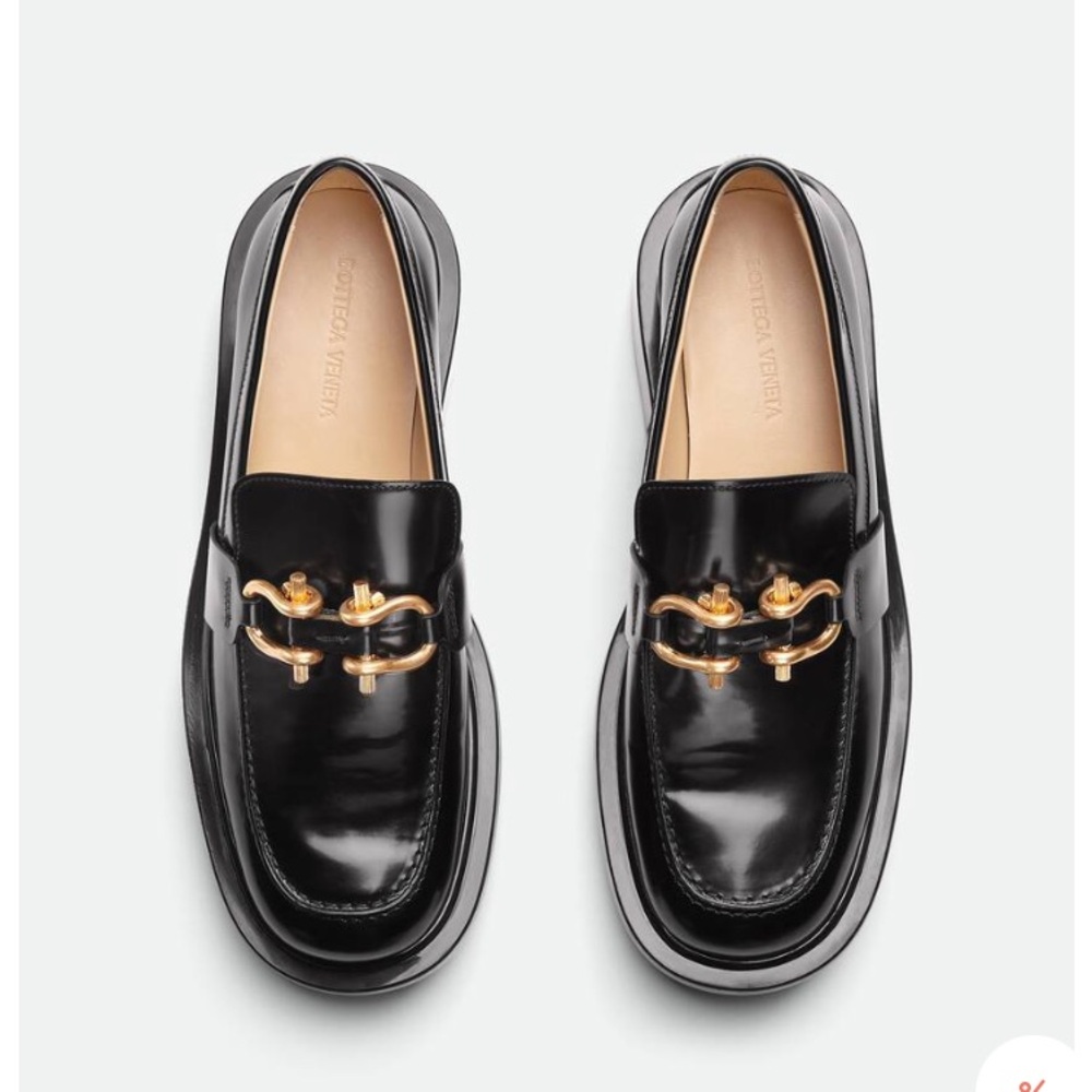 Bottega Veneta Monsieur Leather Chunky Loafers - 37 (worn once)